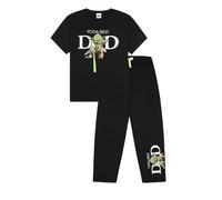 Star Wars Yoda Best Dad - Conjunto de pijama largo para hombre, Negro, S