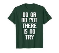 Star Wars Yoda Do Or Do Not Graphic Camiseta Camiseta, Hombre, Verde Bosque, M