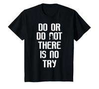 Star Wars Yoda Do Or Do Not Graphic Camiseta Camiseta, Niños, Negro, 2 años