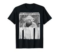 Star Wars Yoda Free Words of Wisdom Poster Camiseta