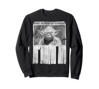 Star Wars Yoda Free Words of Wisdom Poster Sudadera