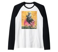Star Wars Yoda Jedi Master Spring Cherry Blossoms Sakura Art Camiseta Manga Raglan