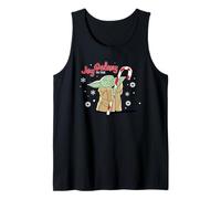 Star Wars Yoda Joy To The Galaxy Navidad Camiseta sin Mangas