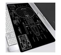 Star Warship Alfombrilla Raton Anime Gaming Mouse Pad XXL 900x400x3 mm,Impermeable con 3mm Base de Goma Antideslizante,Special-Textured Superficie para Ordenador, PC y Laptop, E