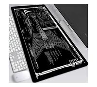 Star Warship Alfombrilla Raton Anime Gaming Mouse Pad XXL 900x400x3 mm,Impermeable con 3mm Base de Goma Antideslizante,Special-Textured Superficie para Ordenador, PC y Laptop, F