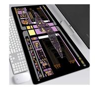 Star Warship Tappetino per XXL Mouse da Gioco - Gaming Mousepad Extra Grande 900 x 400mm - Pad 3mm con Base in Gomma Antiscivolo - Spessore 3mm Anime Tappetino Mouse, A