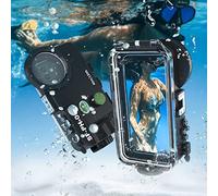 Starbea SFPH02 - Funda submarina para iPhone 14/13 Pro/Pro Max, Mini, impermeable, con acceso a la cámara