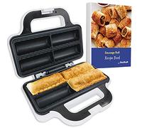 StarBlue - Máquina para hacer rollos de salchichas con libro electrónico de recetas gratis, 220-240 V 50/60 Hz 850 W Enchufe del Reino Unido Y Adaptador Europeo
