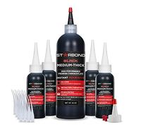 starbond kbl-500 | Flexible, negro, tamaño mediano de grosor | Premium caucho endurecido ca - Super pegamento/Plus Extra botellas, tapones, y:, 16 oz.
