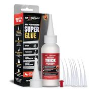 STARBOND Superpegamento de cianoacrilato (CA) de grado premium de "Gap Filler" adhesivo grueso de viscosidad 2000 CPS para carpintería, carpintería, tiro con arco (grueso, 2 onzas)