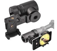 Starboosa Adaptador de cámara de montaje para rifle - Adaptador de cámara de aluminio para smartphone para caza y observación de aves con ángulos de visión duales - Diseño mejorado de abrazadera de