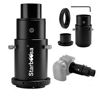 Starboosa Adaptador de cámara telescópica para fotografía de enfoque primario o proyección ocular, adaptador de cámara para cámara réflex Nikon