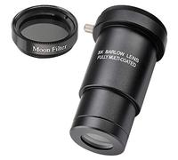 Starboosa, Kit de Lente de Barlow 5X, con Filtro Lunar, para oculares de telescopio, 3 cm