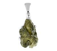 Starborn colgante con Moldavita natural bruta entre 10-15 quilates en plata de ley 925 Product Name Suggest a change