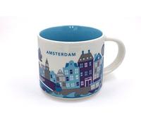 Starbucks Amsterdam Mug YAH Usted está aquí Colección - 14 fl oz / 414 ml