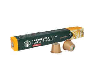 Starbucks | Blonde Espresso Roast Descafeinado - 10 cápsulas Starbucks by Nespresso®