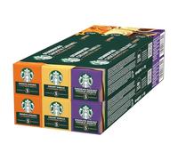 STARBUCKS Café Aromatizado Pack Variado de Nespresso, Cápsulas de Café 6 x 10 (60 Cápsulas)