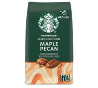 Starbucks - Café molido con sabor a nuez y arce, sabor natural, 100% arábica, 1 bolsa (17 onzas)