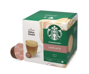 Starbucks | Caffè Latte - 12 cápsulas para Nescafé Dolce Gusto