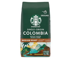 Starbucks Columbian Ground Coffee, 12 oz