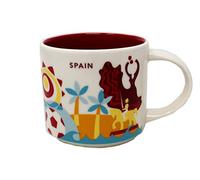 STARBUCKS España Estás Aquí Colección Yah Taza Blanco