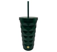 STARBUCKS Green Diamond - Vaso de viaje reutilizable de acero inoxidable aislado
