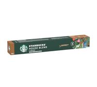 STARBUCKS House Blend by Nespresso Cápsulas Compatibles Nespresso, Tueste Medio, 10 cápsulas