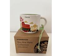 Starbucks Italia 'You Are Here' YAH Espresso Shot Taza de adorno de café de 2 oz