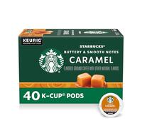 Starbucks K-Cup Coffee Pots - Café con sabor a caramelo - 100 % Arábica - 1 caja (40 pods)