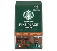 Starbucks Medium Roast Ground Coffee - Pike Place Roast - 100% Arabica - 1 bolsa (18 oz)