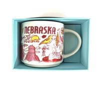 Starbucks Nebraska ha estado all Serie en la coleccin Globe Ceramic Coffee Mug 14 Fl oz