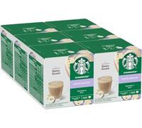 Starbucks NESCAFÉ Dolce Gusto - Cápsulas de café moca blanco, paquete de 6 (72 cápsulas en total), moca de chocolate blanco, compatibles con máquinas Dolce Gusto