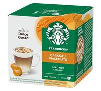 STARBUCKS Nescafé Dolce Gusto Caramel Macchiato, Latte Macchiato con Caramelo, cápsulas de café, café Tostado, 12 cápsulas