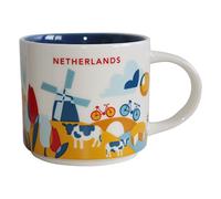 Starbucks Países Bajos Mug YAH Usted está aquí Colección - 14 fl oz / 414 ml