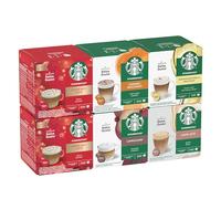 STARBUCKS Paquete Variado de White Coffee de Temporada de Nescafé Dolce Gusto, Cápsulas de Café 6 x 12 (72 Cápsulas) - Exclusivo de Amazon