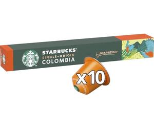 STARBUCKS Single Origin Colombia - Café, Mediano, Compatible con Nespresso, 10 cápsulas de café