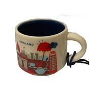 Starbucks Taza de café expreso de Inglaterra, adorno de