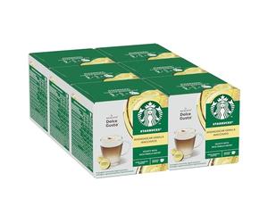 STARBUCKS Vanilla Macchiato de Nescafé Dolce Gusto, Cápsulas de Café 6 x 12 (72 Cápsulas)