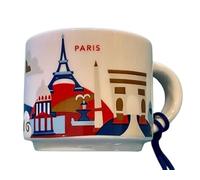 STARBUCKS - You Are Here Paris (France) Ornament/Espresso Cup - 59 ml / 2 fl oz