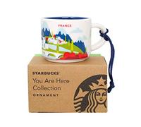Starbucks You Are Here Series - Taza decorativa de cerámica Demitasse de Francia, 2 onzas