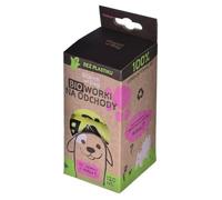 STARCHBAG Bolsas para excrementos biomables compostables, 120 unidades, color verde