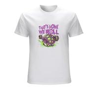 Starcraft II - Camiseta para hombre - Starcraft II That's How We Roll Zerg Attack Image, blanco, L