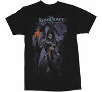 Starcraft II Mens T-Shirt - Heart of The Swarm Pretty en Girl Ima Black L