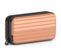 stardis Neceser de Aseo rígido para Mujer y Hombre, en Forma de Maleta, Impermeable, con Aspecto de Maleta, para Mujeres, Hombres, niños, melocotón, Neceser