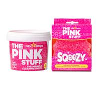 Stardrops - The Pink Stuff Miracle Cleaning Pasta y Sqeezy Scrubber Sponge Bundle - Cleaner sin can de uso mltiple para paredes de baos de cocina