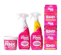 Stardrops - The Pink Stuff Ultimate Cleaning Pack - Pasta de limpieza milagrosa Spray multipropsito y espuma de bao - Cortes de grasa Eliminar manc