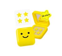 Starface Hydro Star Big Yellow - Pegatinas hidrocoloides para eliminar la inflamación, diseño de estrella, vegano y sin crueldad, 32 unidades