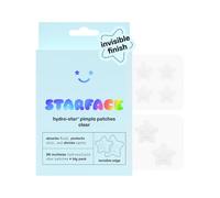 Starface Hydro-Star Clear Big Pack, parches hidrocoloides invisibles para espinillas, dos tamaños y forma de estrella, absorben líquidos y reducen el enrojecimiento (96 unidades)