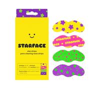 Starface Star Strips, Tiras Nasales Limpiadoras de Poros, con Witch Hazel y Aloe Vera, Elimina Puntos Negros, 8 Unidades