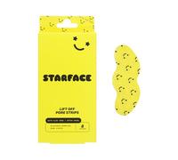 Starface Tiras de poros, removedor de puntos negros, tira de limpieza profunda para la nariz, parches para poros (amarillo, 8 unidades)
